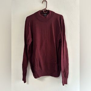 J. Crew Merino Wool Mock Neck Sweater - Size L - EUC Excellent Used Condition